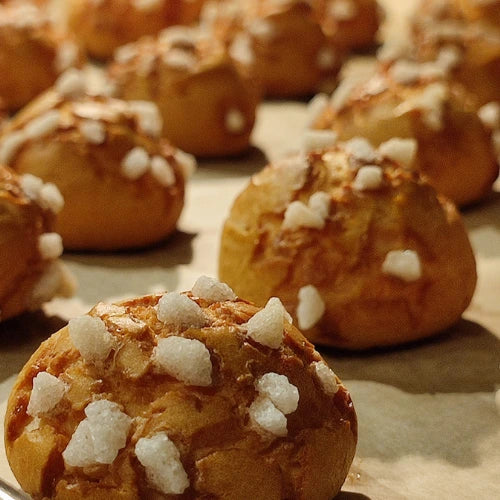 Les choux vanille et chouquettes